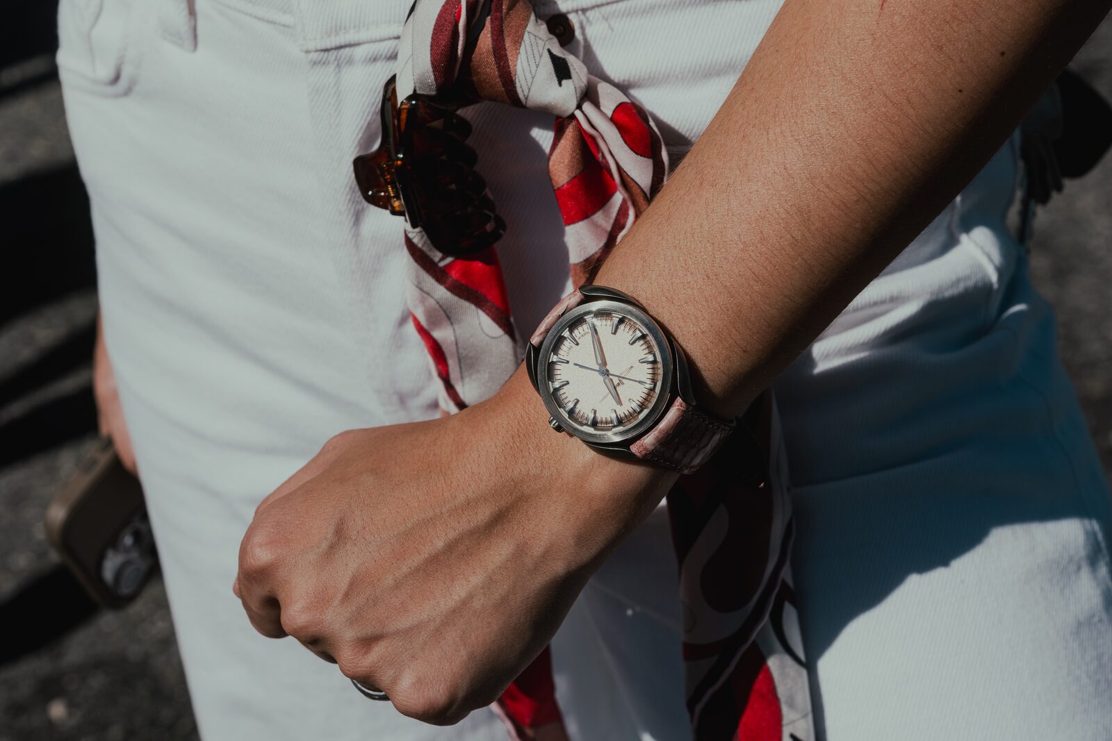 A Holthinrichs watch worn during the Rallye